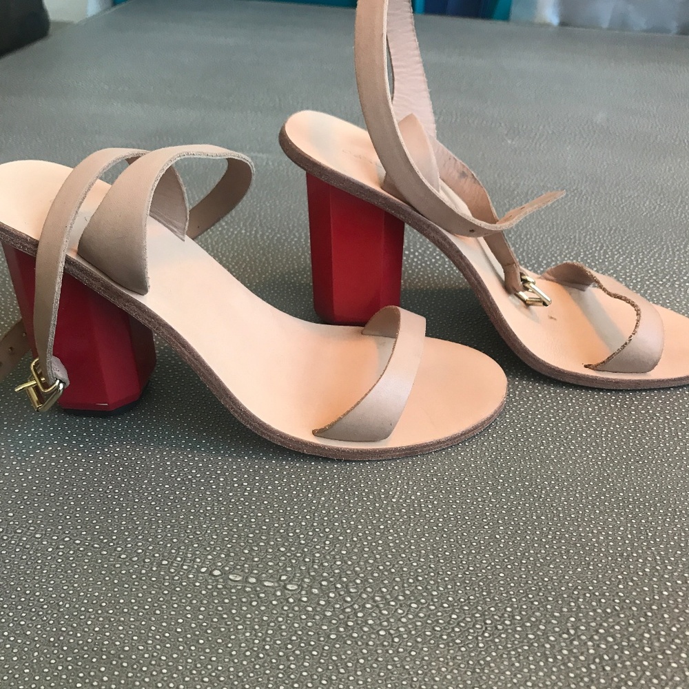 Gently used Osklen heel sandals